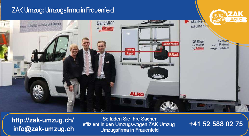 So laden Sie Ihre Sachen effizient in den Umzugswagen ZAK Umzug - Umzugsfirma in Frauenfeld